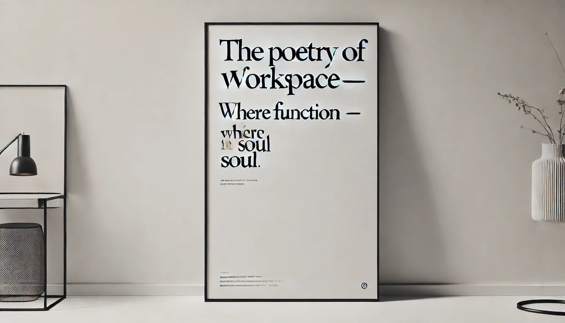 The Poetry of Workspace — Where Function Meets Soul