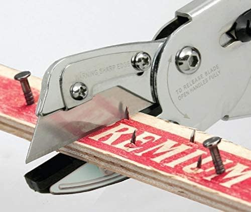 RONAN Multi-Cut Quick Change Utility Cutter, Razor Sharp Multipurpose Cutting Tool Cuts Cable, Wood, Carpet, Laminate Tile, Vinyl, Rubber, Shrubs, For Professionals and DIY