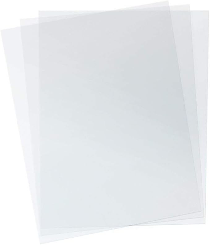 TruBind Binding Covers for Reports and Presentations - Crystal Clear PVC - 10 Mil Thick - Letter Size - 8 1/2 inch x 11 inch - Square Corners - Includes Tissue Interleaving - 100/Bx (CVR-10AST)