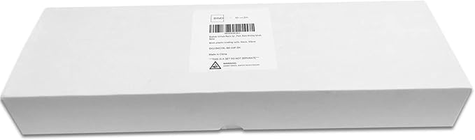 Binditek 50 Pack Plastic Spiral Binding Coils, 8mm(5/16"), 40 Sheet Capacity, 4:1 Pitch, Black, 48Loops, for Letter Size, for Students and Coworkers