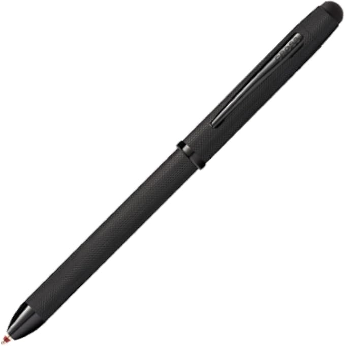 Cross Tech3+ Refillable Tech3+ Presented in a Premium Gift Box - Medium Point, Black Ink, Black