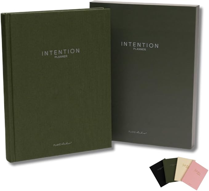 Pland Studio 90-Day Productivity Planner β Forest Sage Hardcover | Undated Daily Journal with Habit Tracker, Vision Board, and Focused Goal Setting for Entrepreneurs, Creatives & Busy Professionals