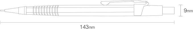 JVPEN Transparent Mechanical Pencils – 0.5 mm Drafting Pencils, Assorted Clear Colors – Smooth Writing, Non-Slip Grip, Built-in Eraser – Ideal for School, Office & Technical Drawing – 12-Pack