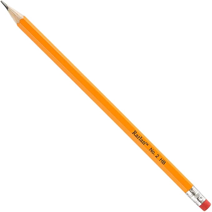 Wood-Cased #2 HB Pencils, Pre-sharpened, 500 Count Bulk Pack