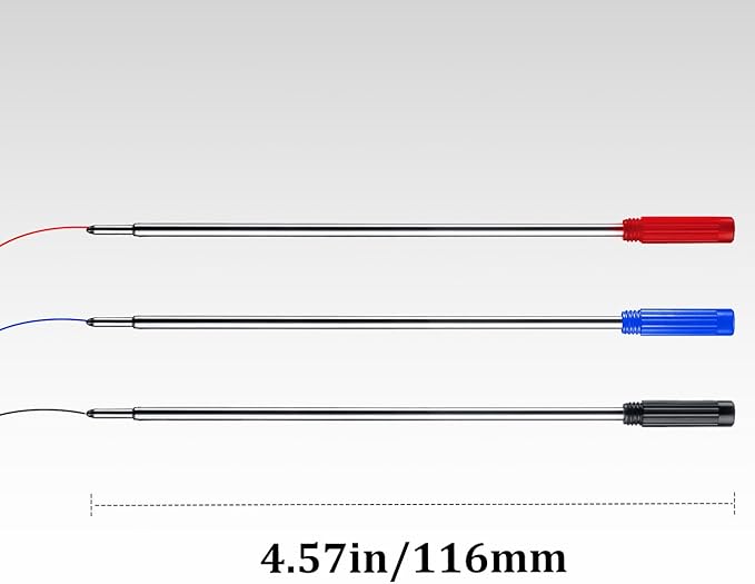 Black Ink Refills (20pcs), Replaceable Pens Refills, 1mm Medium Tip - Black