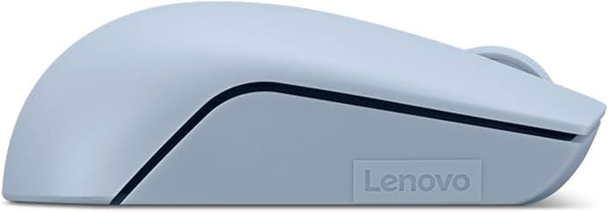 Lenovo 300 Wireless Mouse – Computer Mouse for PC, Laptop with Windows – Ambidextrous Design – 2.4 GHz Nano USB Receiver – 12 Month Battery Life