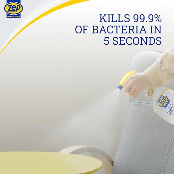 Zep Home Pro Commercial Quick Clean Disinfectant - 32 Fl. Oz. - R49806 - Pro Trusted Cleaning Power: Now in Refreshing Scents and Family Friendly Formulas (6)