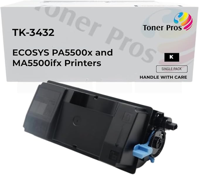 Toner Pros Toner Replacement Cartridge β Compatible for Kyocera TK-3432 (TK3432, 1T0C0W0US0) β Black Toner Replacement for ECOSYS PA5500x, MA5500ifx Laser Printers β High Yield, 21,000 Pages
