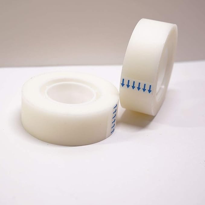 KIDMEN Invisible Tape,Writeable Tape,Repairable Tape for Office, Home, School,5 Dispensered Rolls, 0.7 x 1000 Inch
