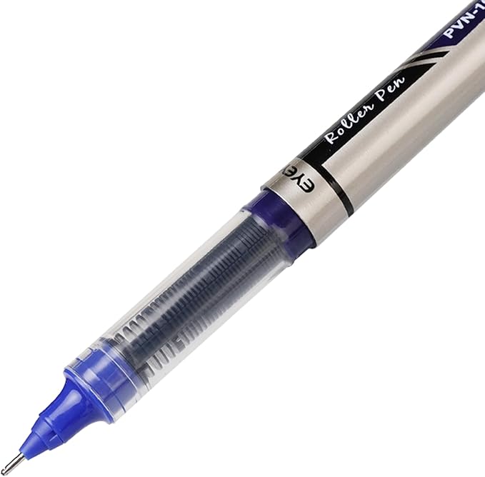 EYEYE 0.7mm Rollerball Pens Medium Needle Point, 6 Black 6 Blue Roller Ball Pen Quick Dry, Liquid Ink Pens Fine Point Smooth Writing Pen for Journaling, Note Taking, Office, School Supplies