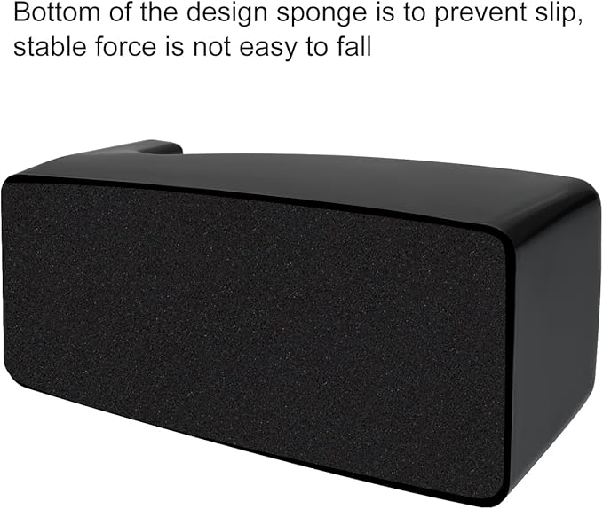 JIKIOU Desktop Tape Dispenser - Non-Skid Base - Weighted Tape Roll Dispenser - Perfect for Office Home School (Tape not Included) - (3-Pack Black)