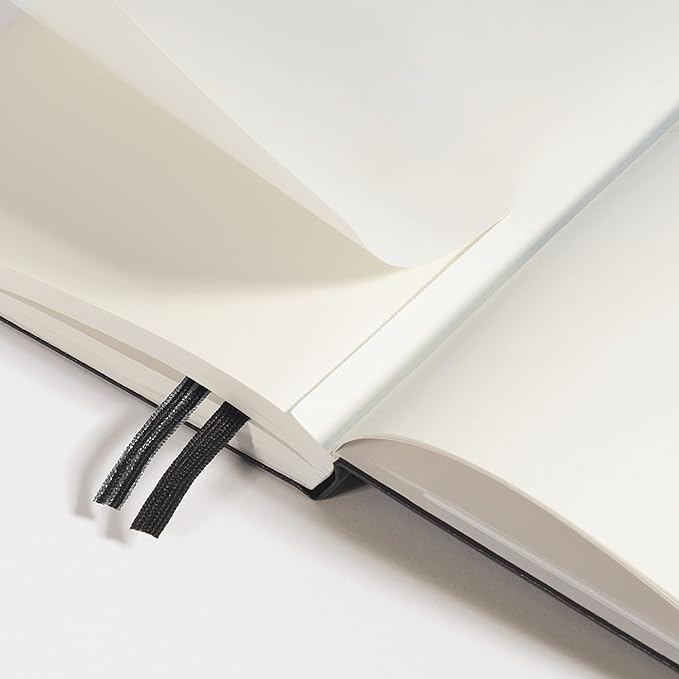 LEUCHTTURM1917 - Notebook Hardcover Medium A5-251 Numbered Pages for Writing and Journaling - Thinking Ahead (Dotted Paper, Spice Brown)