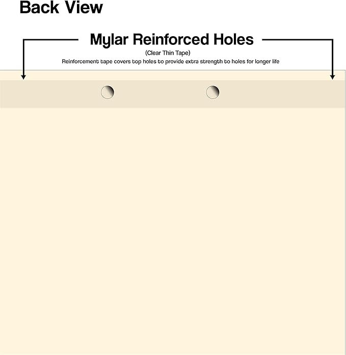 Doctor Stuff - Stock Medical Chart Dividers, 130 Sets of 6 Popular Healthcare Index Tabs, Bottom Tab, 8-1/2" x 11-3/8", File Folder Organizer for Nursing Patient Charts & Medical Records