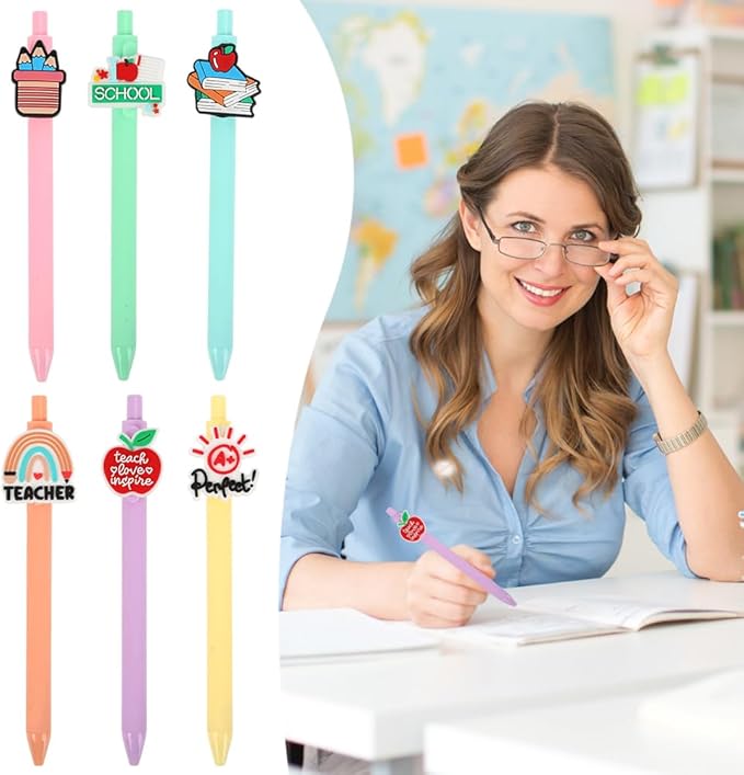 Teacher Gifts,Teacher Pens,Appreciation Gifts for Science Dance Prek Teachers,Halloween Thanksgiving Christmas Funny Pens for Teachers Retirement,End of Year Present