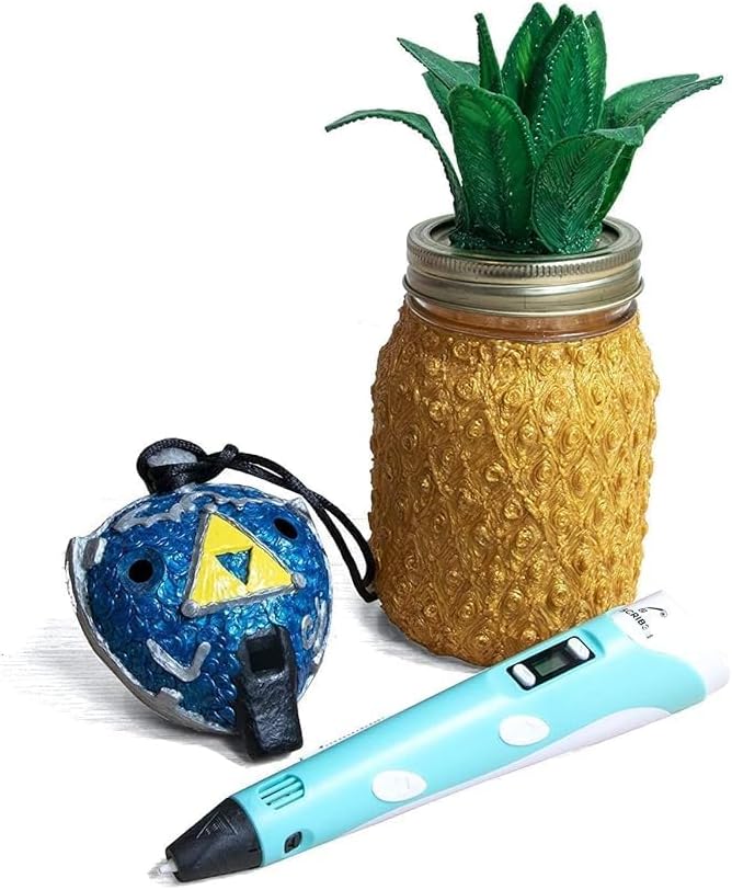 SCRIB3D P1 3D Printing Pen with 3 Starter Colors and PLA Refill Pack with 20 Assorted Colors