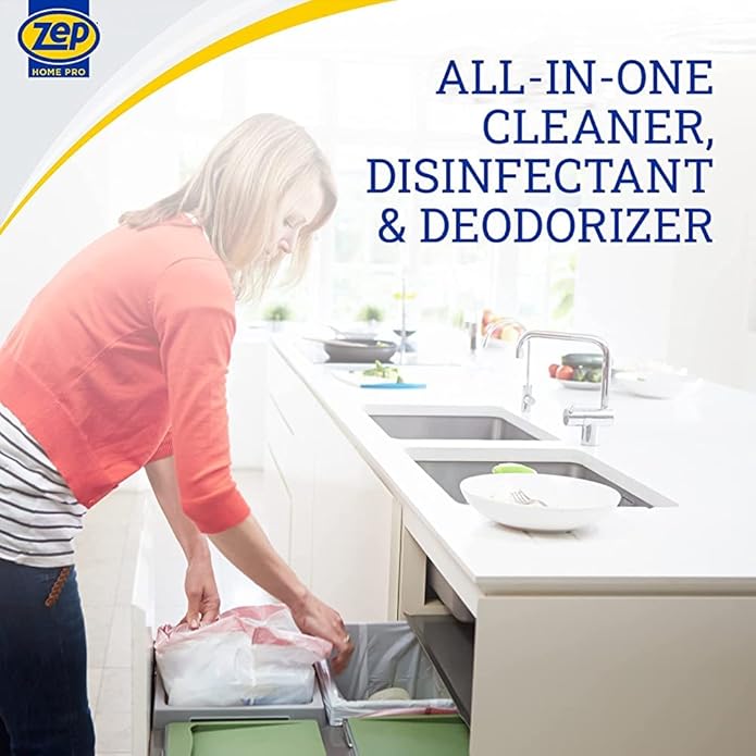 Zep Home Pro Commercial Quick Clean Disinfectant - 32 Fl. Oz. - R49806 - Pro Trusted Cleaning Power: Now in Refreshing Scents and Family Friendly Formulas (6)