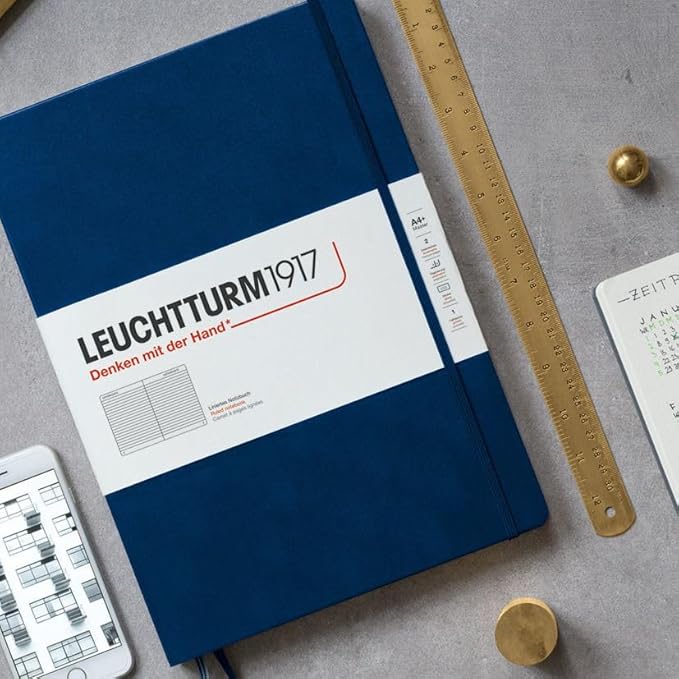 Leuchtturm Medium Hardcover Plain Anthracite