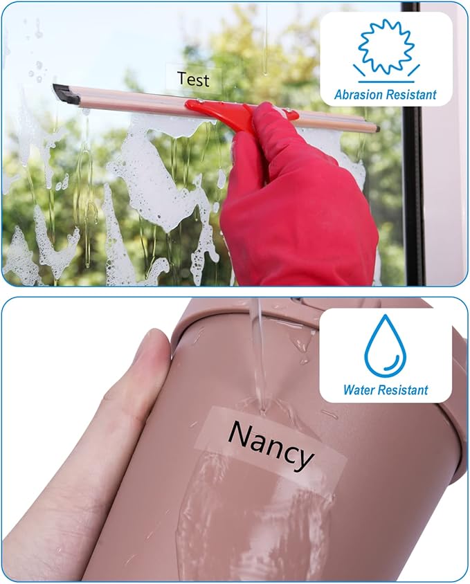 Weemay Compatible 3 Pack TZe-141 Replacement for Brother P-Touch Label Tape 18mm 0.7 Black on Clear 3/4 TZe TZ Tape TZ-141 TZ141 TZe141 for PT-D400AD PT-D610BT PT-D600 PT-D410 Printer, 0.7" x 26.2'