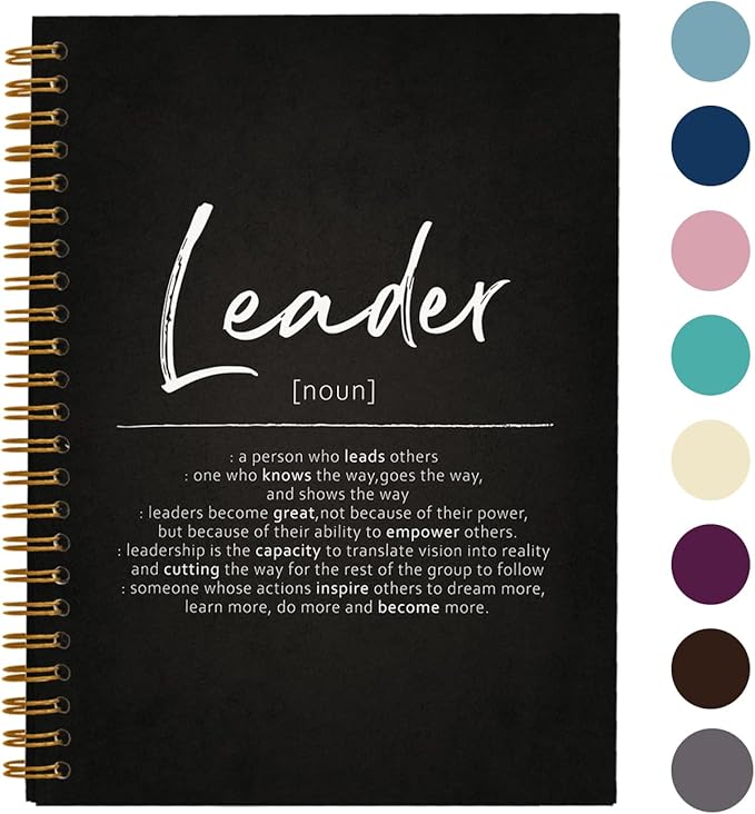 OXW Meeting Notebook for Work, Leadership Gifts, Employee Appreciation Gifts, Journals for Writing, Thank You Gifts for Women Men Coworkers Mentor Boss Supervisor Teacher(5.5'' X 8.3'')