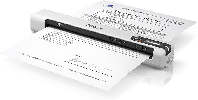 Epson DS-80W Wireless Portable Sheet-fed Document Scanner for PC and Mac