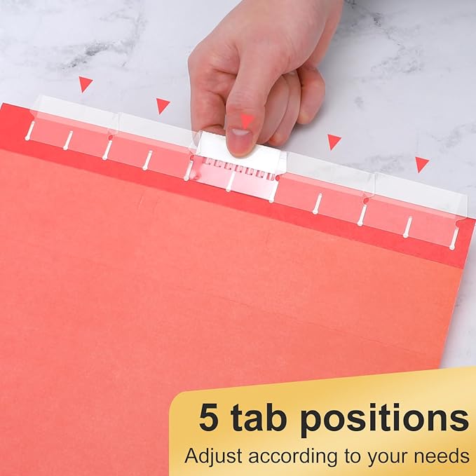 Hanging File Folders, 70 Pack Letter Size Hanging File folders with 1/5-cut Tabs, Stay Organized for Your Home and Office Bulk File, Documents and Paper, 10 Colors