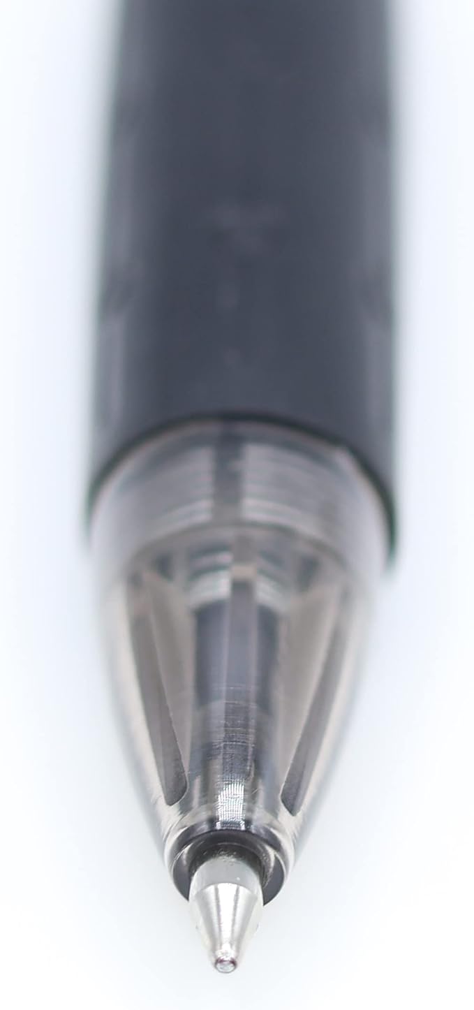 Writon Retractable Ballpoint Pens, Comfort Grip, 1.0mm Medium Point, Black Ink, 24 Pack