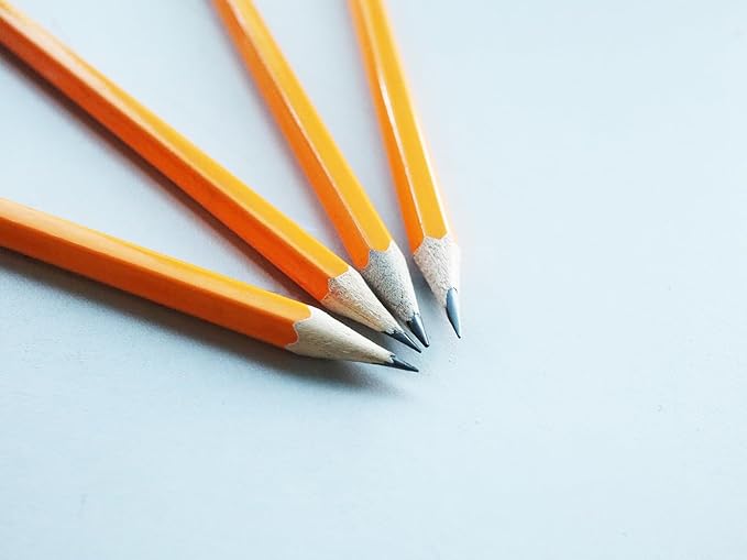 S & E TEACHER'S EDITION Woodcased #2 Pencils, Pre-sharpened, 2 HB Lead Bulk Box Pencil, No. 2, Yellow Pencils with Erasers, Back to school, 200 Count