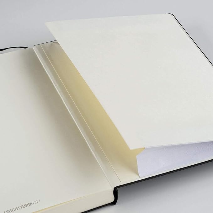 LEUCHTTURM1917 - Notebook Hardcover Medium A5-251 Numbered Pages for Writing and Journaling (Lobster, Plain)