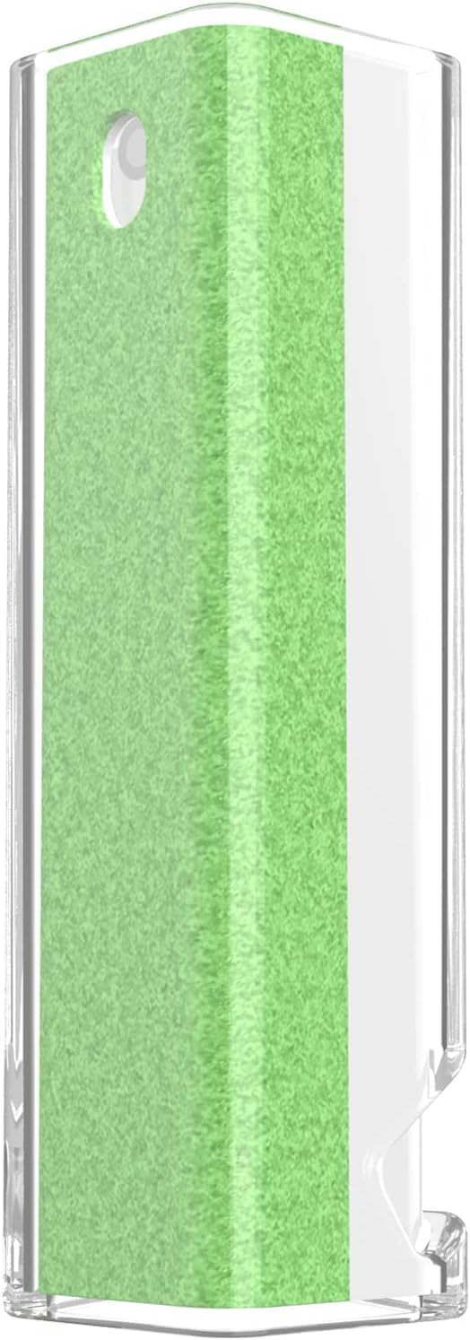 CLICK CLEAN Screen Cleaner, Fingerprint Proof Screen Cleaner Spray, All-in-One Cleaner with Microfiber and Shell for All Phones, Laptop and Tablet Screens (Green)