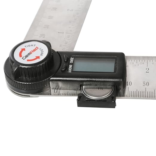 GemRed 82305 Stainless Steel Digital Protractor (500mm)