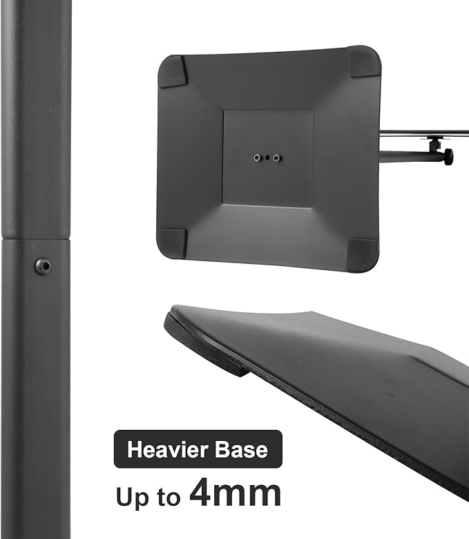DISPLAYSWORKER Heavy Duty Pedestal Sign holder floor Stand,sign stand poster stand ,Acrylic Frame Standing Floor for 11 x 17 inch,Black (black, acrylic frame 11-x-17-inch)