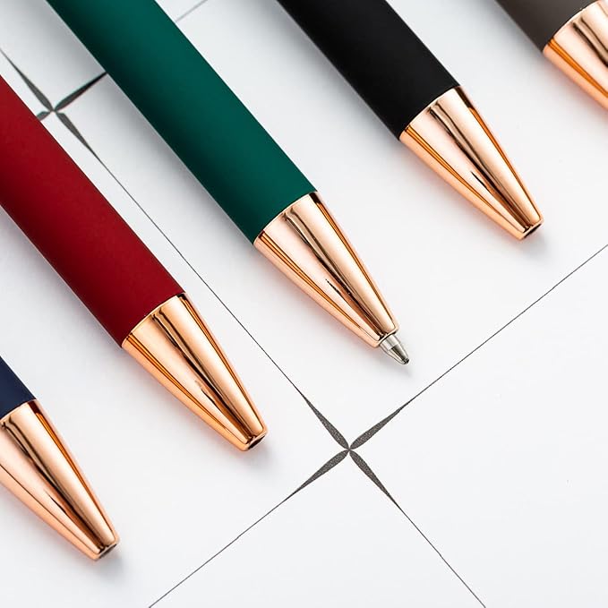 Custom Engraved Ballpoint Pens Bulk, Personalized with Name/Logo, Black or Blue Ink, Smooth Writing for Office, School, Business, Church, Reunion Purple 50 Pcs