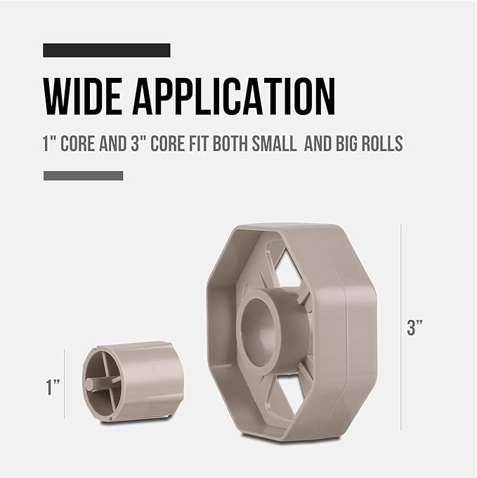 Lichamp 2-Pack Desktop Tape Dispenser Holder with 3-Inch Core - Organizer for Masking, Painters& Heat Transfer Tapes - Office & Craft Supplies Accessories