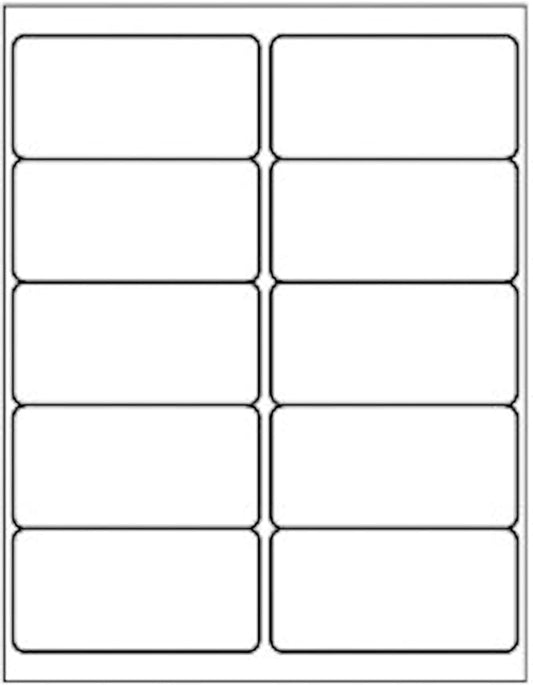 10 Up - Address Labels - 2" x 4" - 10000 Labels