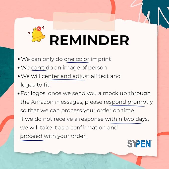 Personalized Pens With Custom Logo or Text-300 Pack Bulk-for Businesses, Parties, and Events, 2 in 1 Ballpoint Pen & Capacitive Stylus for Touchscreen Devices, Click Action, Black Ink, Purple
