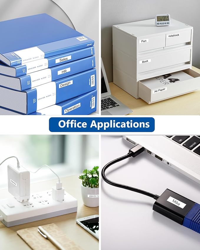 24mm 0.94 Laminated Black on Yellow Compatible with P Touch Label Tape TZ TZe-651 TZe651 Refills for Ptouch PT-D600 PT-D600VP PT-D610BT Label Maker, 1 in x 26.2 Ft, 3-Pack