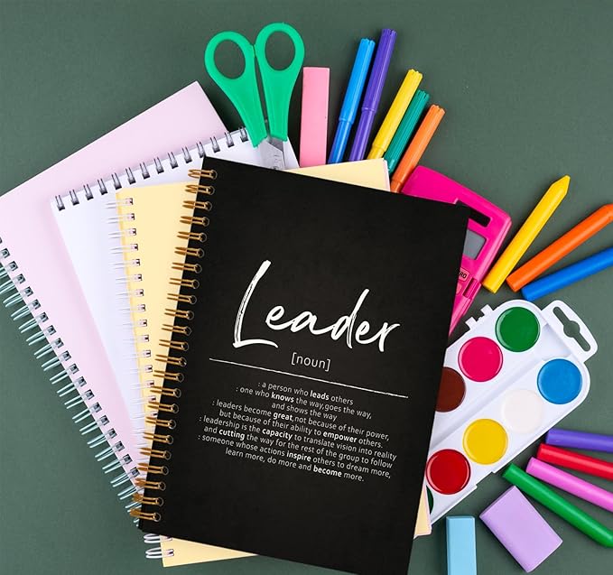 OXW Meeting Notebook for Work, Leadership Gifts, Employee Appreciation Gifts, Journals for Writing, Thank You Gifts for Women Men Coworkers Mentor Boss Supervisor Teacher(5.5'' X 8.3'')