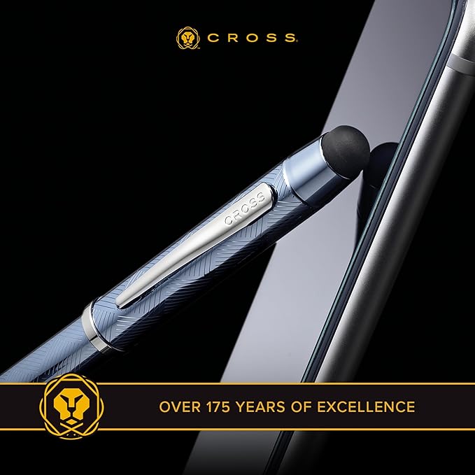 Cross Tech3+ Refillable Tech3+ Presented in a Premium Gift Box - Medium Point, Black Ink, Black