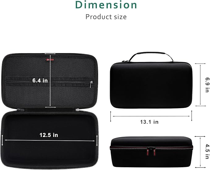 XANAD Hard Case for Fujitsu ScanSnap iX1300 or Doxie Pro DX400 Scanner USB Double-Sided Color Document-Scanner Carrying Storage Bag