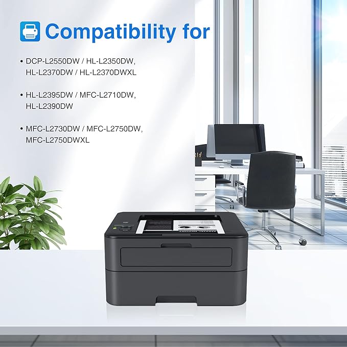 myCartridge Compatible DR730 Drum Unit Replacement for Brother DR-730 DR730 DR 730 to Compatible with MFC-L2710DW MFC-L2750DW HL-L2370DW HL-L2395DW DCP-L2550DW HL-L2350DW Printer (2 Drum, NOT Toner)