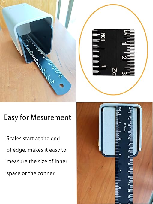 50 Pack Metal Rulers for School Kids, 6 Inch Aluminum Ruler Bulk with Centimeters, Millimeter and Inches, Laser Engraved Metric Scales- 150 mm Straight Edge for Class