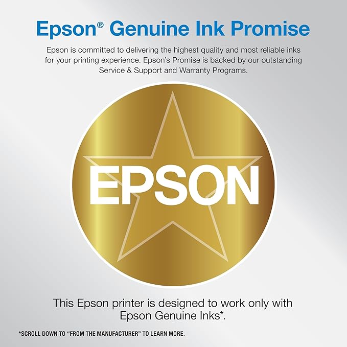 Epson® Workforce® Pro WF-4820 Wireless All-in-One Printer and EcoTank ET-2400 Cartridge-Free Supertank Printer Bundle
