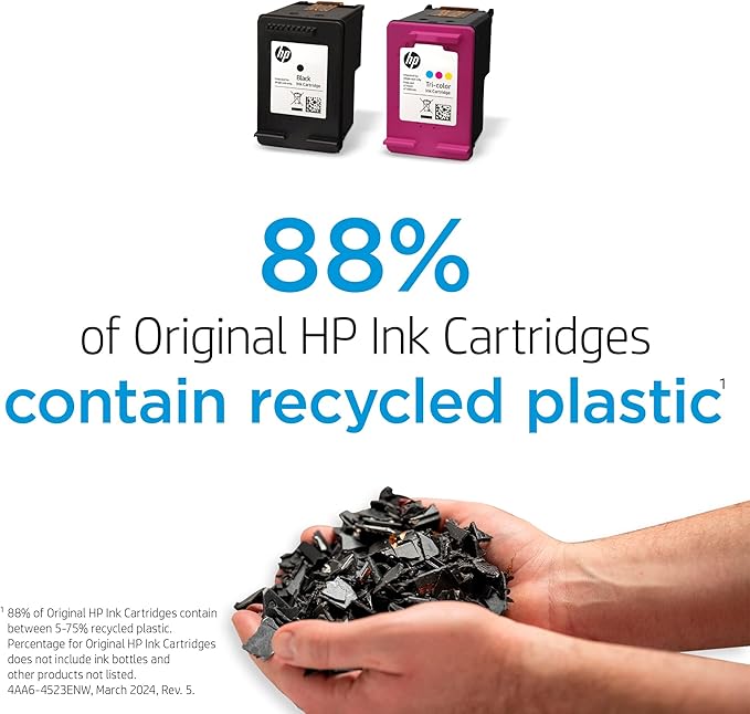 HP 64XL Tri-color High-yield Ink Cartridge for HP Printers | Works with Printer Series: ENVY Inspire 7950e; ENVY Photo 6200, 7100, 7800; Tango | Eligible for Instant Ink | N9J91AN