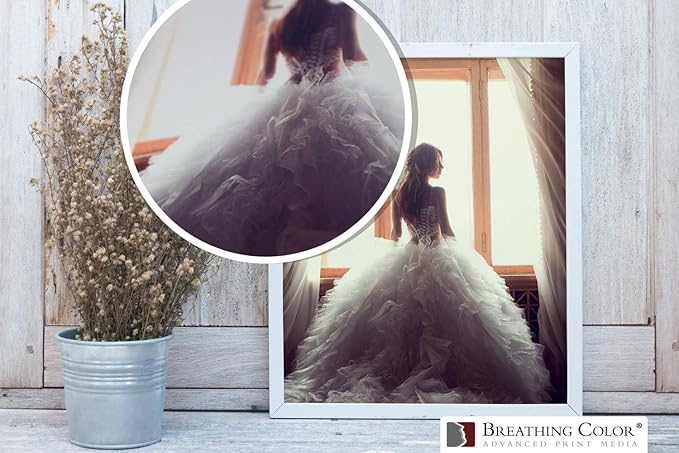 Optica One is a Luxurious 300 gsm Smooth Matte Fine Art Inkjet Paper Featured in a 17"x10' Roll; Its Bright White Color Makes It Ideal for Black and White and Color Prints. 100% Archival Certified
