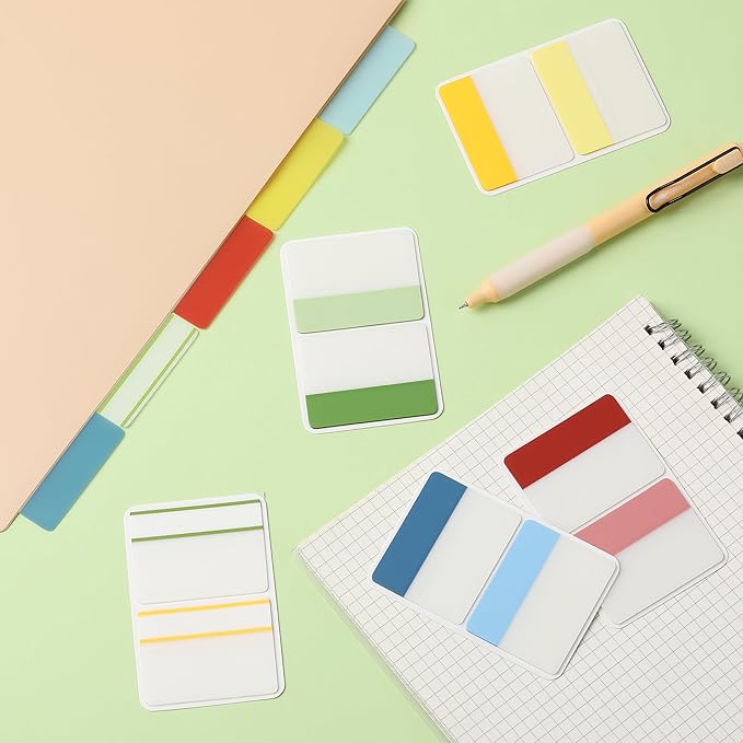 Mr. Pen- Colorful Index Tabs, 500 Pcs, 21 Sets, Sticky Page Markers for Notebooks, Binders and Books