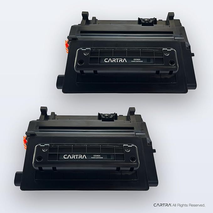 90A Compatible Toner Cartridge Replacement for HP 90A Black Toner Cartridge CE390A 90X CE390X Works with Enterprise 600 M601 M602 M603 M4555 MFP M602x M602n M603dn HP Printer Ink (Black, 2-Pack)