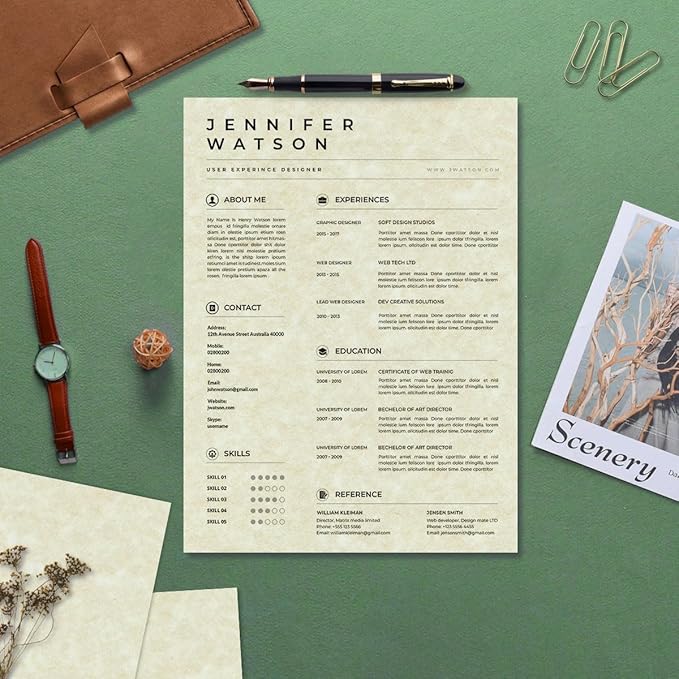 120 Sheets Parchment Paper for Certificates, 8.5" x 11", 100 GSM Double-Sided Stationery Paper for Resumes & Diplomas, Printer-Friendly (Ivory)