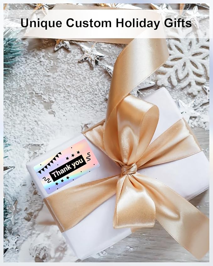 Phomemo 2.25”x1.25” Reflective Thermal Labels, Color Self-Adhesive Stickers Label, Relly Cool Thermal Printer Label for Address, Logo, Shipping, Barcodes, QR Code (500 Labels/Rolls,1 Roll