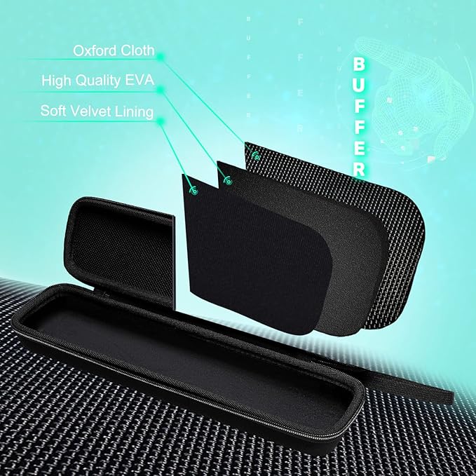 XANAD Black Case for Brother DS-640 or DS-740D or DS-940DW or DS-720D or Doxie Go SE Wireless Document Photo Scanner