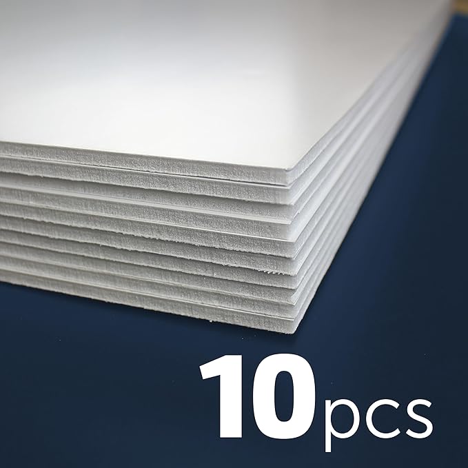 Flipside Products 32" x 40" White Foam Board, Arts and Crafts, 3/16" Thick, Presentations, Large Signboards, Backing Board, Display, Pack of 10